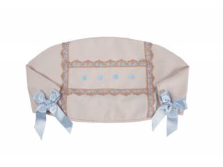 Colección de complementos canastilla para bebé: neceser, funda y saco silla, sombrilla, bolso coche