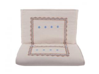 Colección de complementos canastilla para bebé: neceser, funda y saco silla, sombrilla, bolso coche