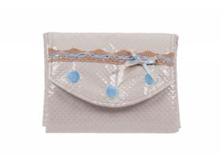 Colección de complementos canastilla para bebé: neceser, funda y saco silla, sombrilla, bolso coche