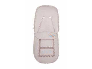 Colección de complementos canastilla para bebé: neceser, funda y saco silla, sombrilla, bolso coche