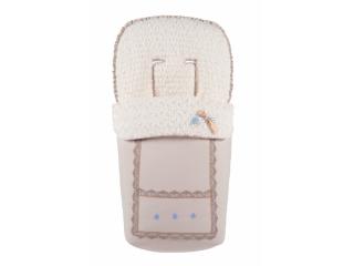 Colección de complementos canastilla para bebé: neceser, funda y saco silla, sombrilla, bolso coche