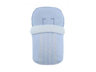 Colección Edén, complementos canastilla bebé: neceser, funda silla bebé, saco, sombrilla,