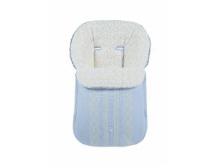Colección Edén, complementos canastilla bebé: neceser, funda silla bebé, saco, sombrilla,
