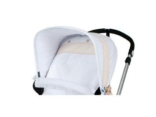 Colección La Toscana. Complementos de canastilla bebé. Sombrilla, neceser, cambiador, funda silla, saco bebe, vestiduras cuna