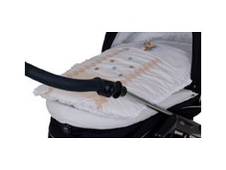 Colección La Toscana. Complementos de canastilla bebé. Sombrilla, neceser, cambiador, funda silla, saco bebe, vestiduras cuna