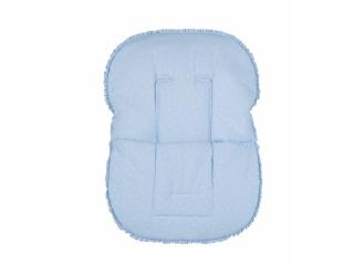 Colección de complementos canastilla para bebé: neceser, funda y saco silla, sombrilla, bolso coche