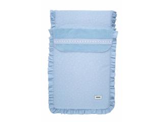 Colección de complementos canastilla para bebé: neceser, funda y saco silla, sombrilla, bolso coche