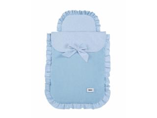 Colección de complementos canastilla para bebé: neceser, funda y saco silla, sombrilla, bolso coche